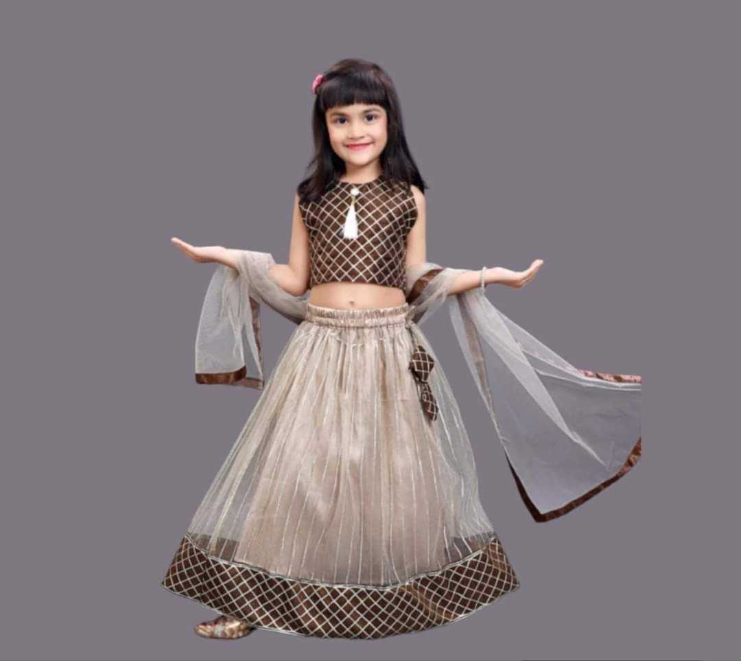 Ynf Net KESH461 194 Kids Wear Wholesale Kids Lehenga Kids Navratri Outfits Kids Party Wear Ethnic Manufacturer- Kids Exports