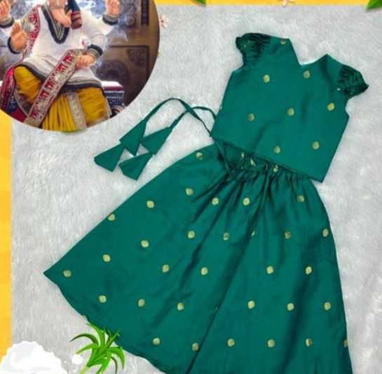 Ynf Nylon Silk RIN235 Neha Kids Wear Wholesale Kids Lehenga Ethnic Dresses For Kids Kids Festive Wear Manufacturer- Kids Exports