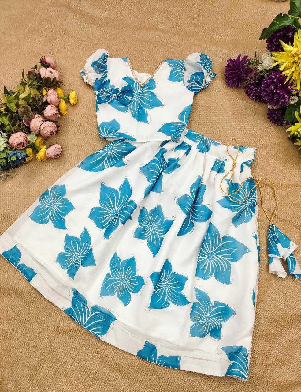 Ynf Rangoli Silk RIN235 Indira Kids Wear Wholesale Kids Lehenga Ethnic Dresses For Kids Kids Festive Wear Manufacturer- Kids Exports