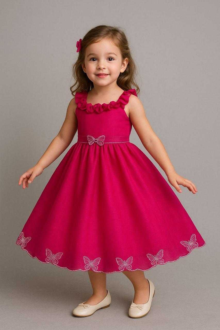 Ynf Space Silk KESH503 8119 Kids Wear Wholesale Kids Frocks Kids Designer Frock Kids Party Wear Ethnic Manufacturer- Kids Exports