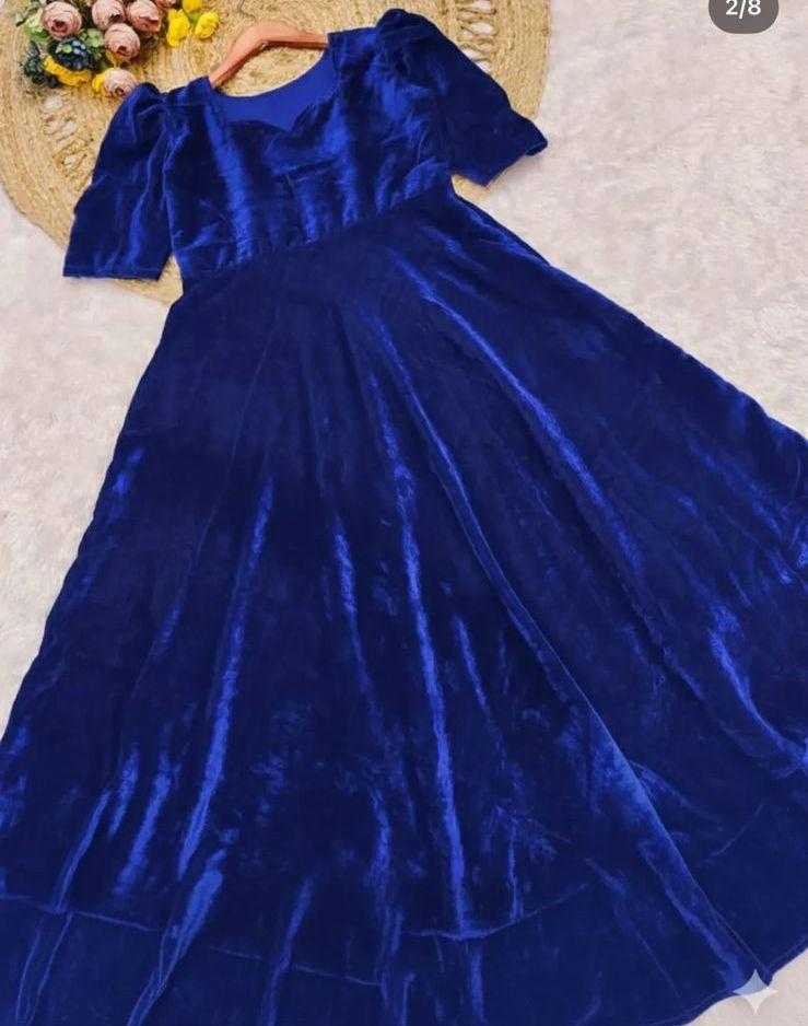 Ynf Velvet KESH503 8156 Kids Wear Wholesale Kids Gown Kids Frocks Kids Party Wear Ethnic Manufacturer- Kids Exports