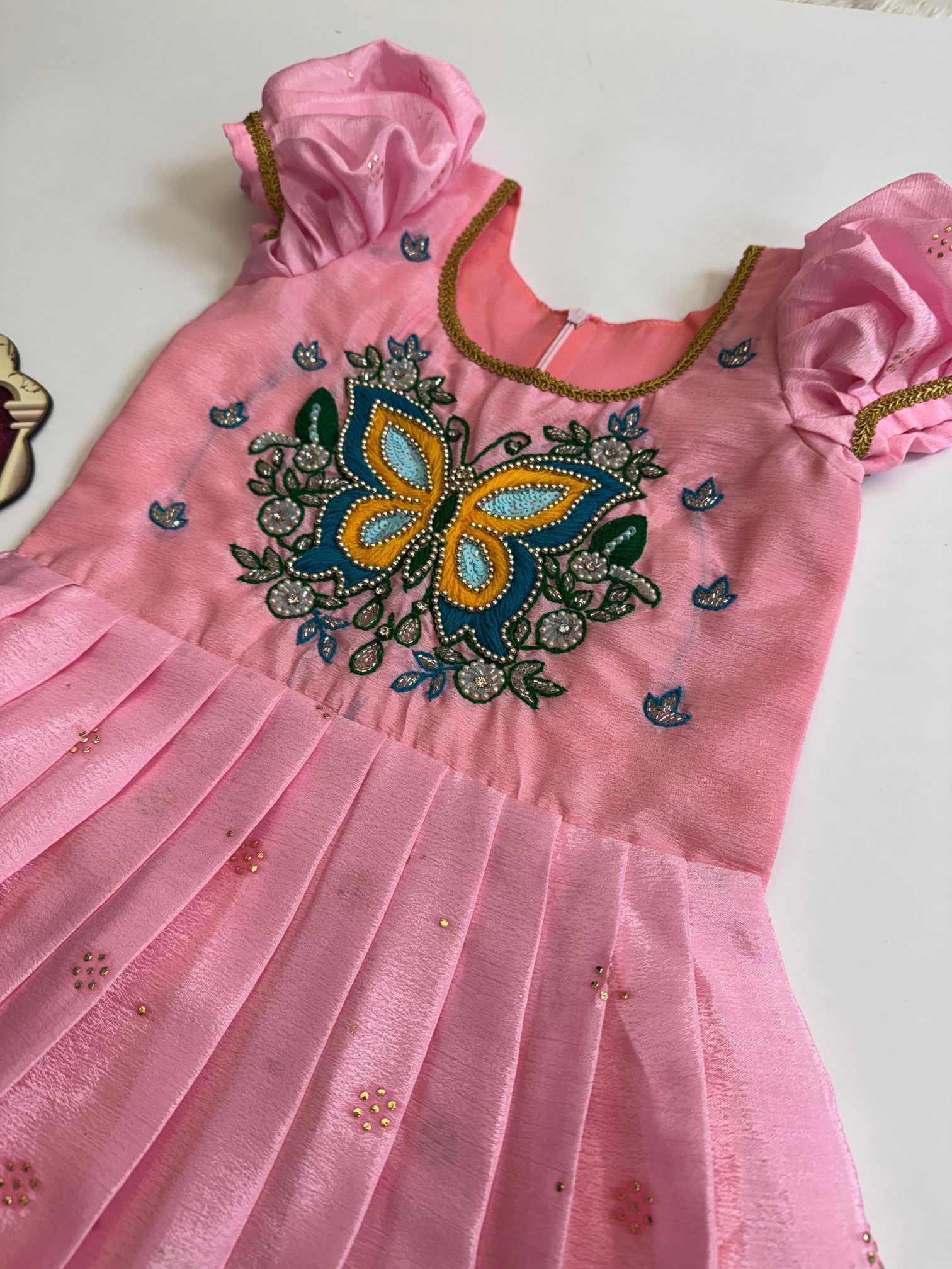 Ynf Chinon RIN235 Katdana Kids Wear Wholesale Kids Gown Kids Wedding Outfits Kids Party Wear Ethnic Manufacturer- Kids Exports