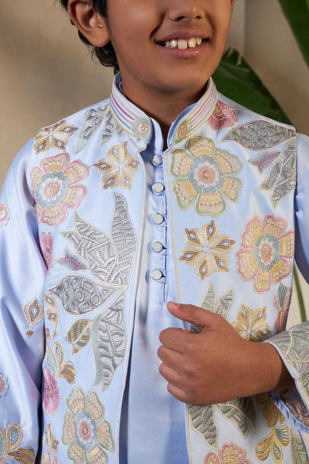 Ynf Fancy Kids Wear Wholesale Boys Kurta Pyjama Kids Kurta Pajama Boys Ethnic Wear Manufacturer- Kids Exports