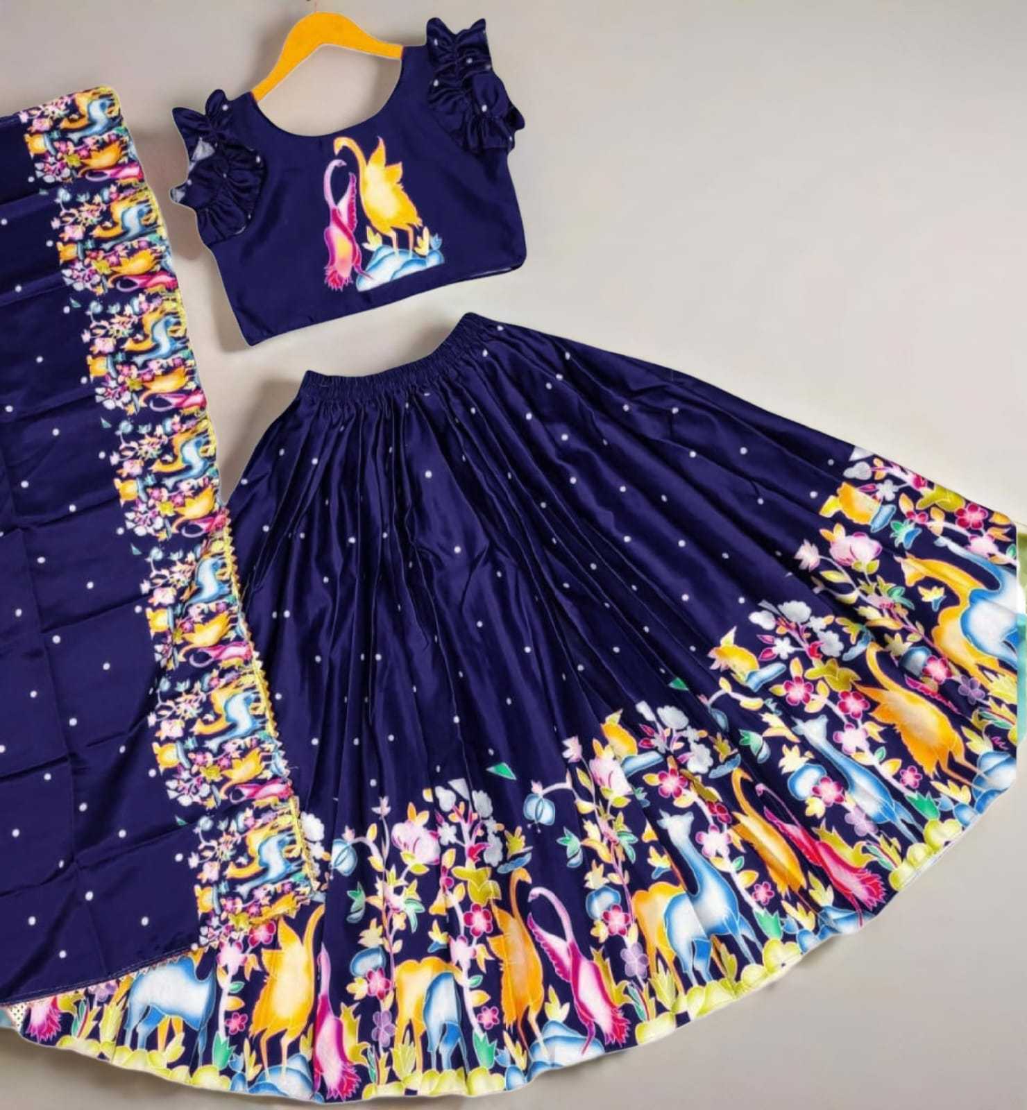 Ynf Fancy RIN235 Soft Printed Kids Wear Wholesale Kids Lehenga Kids Wedding Outfits Kids Party Wear Ethnic Manufacturer- Kids Exports
