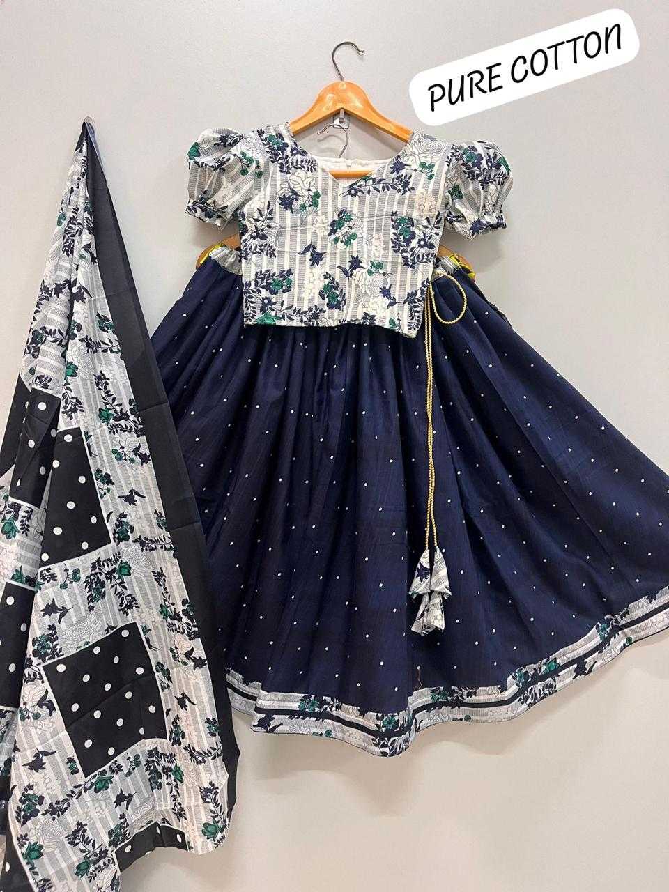 Ynf Pure Cotton RIN134 AATISHA Kids Wear Wholesale Kids Lehenga Ethnic Dresses For Kids Indian Wear For Kids Manufacturer- Kids Exports