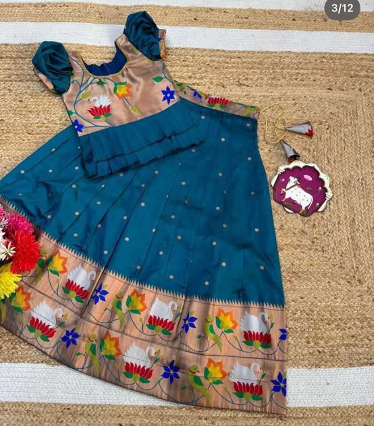 Ynf Silk Cotton RIN235 Flaired Kids Wear Wholesale Kids Lehenga Kids Ethnic Wear Kids Traditional Outfits Manufacturer- Kids Exports