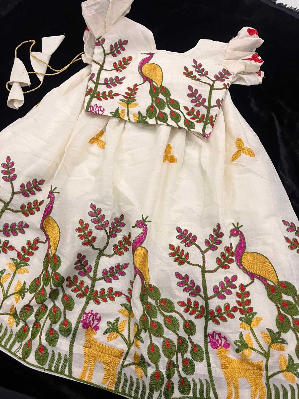 Ynf Silk Cotton RIN235 Flaired Kids Wear Wholesale Kids Lehenga Kids Ethnic Wear Kids Traditional Outfits Manufacturer- Kids Exports