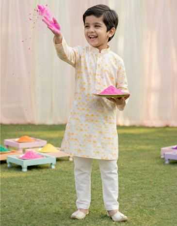 Ynf Cotton RIN223 Boys Kurta Pajama Kids Wear Wholesale Boys Kurta Pyjama Kids Traditional Outfits Kids Kurta Pajama Manufacturer- Kids Exports