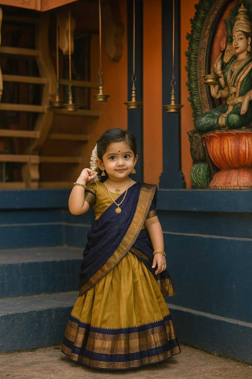 Ynf Lichi Silk KESH642 008 Kids Wear Wholesale Kids Lehenga Girls Ethnic Wear Baby Girl Lehenga Manufacturer- Kids Exports