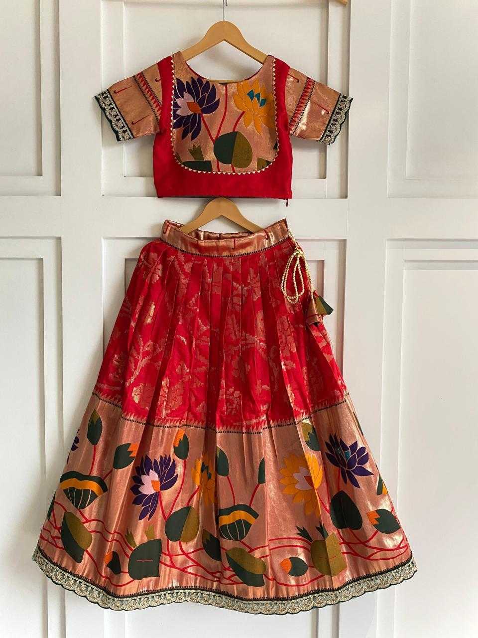 Ynf Silk KESH503 8174 Kids Wear Festive Collections Wholesale Kids Festive Wear Kids Silk Dress Kids Party Wear Ethnic Manufacturer- Kids Exports