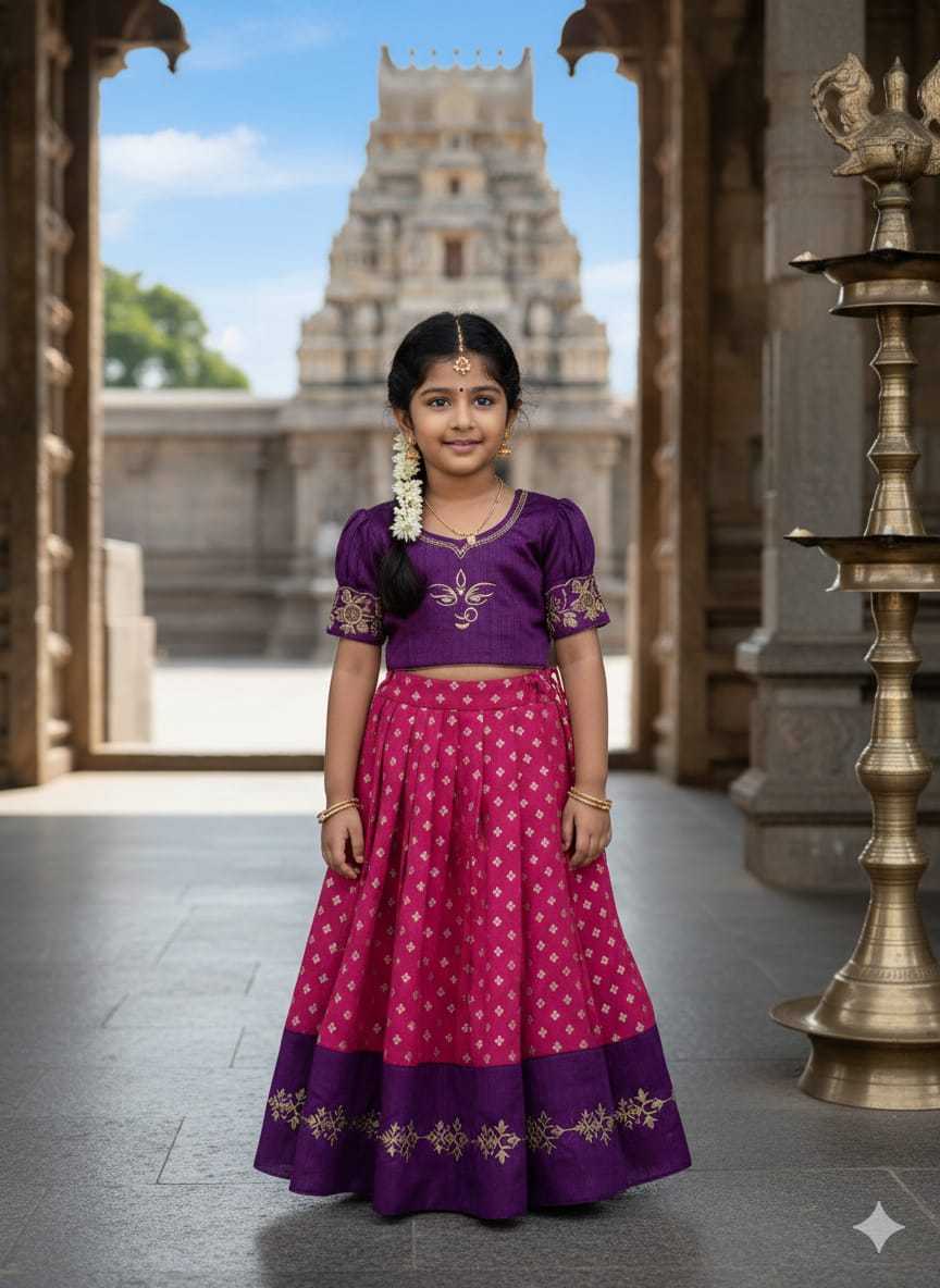 Ynf Silk KESH505 MAAMATA Kids Wear Wholesale Kids Lehenga Kids Lehenga Choli Baby Girl Lehenga Manufacturer- Kids Exports