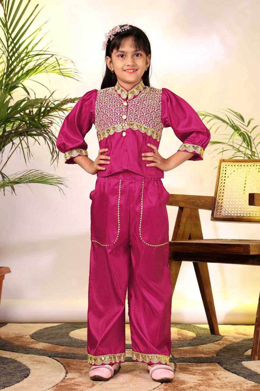 Ynf Cotton KESH461 236 Kids Wear Wholesale Kids Suit Embroidered Frock Girls Kurti Manufacturer- Kids Exports