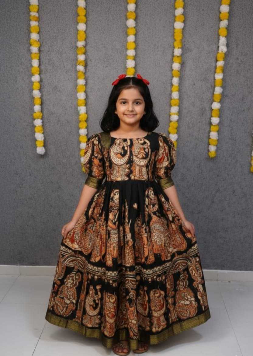Ynf Georgette KESH461 237 Kids Wear Wholesale Kids Gown Kids Designer Frock Kids Party Wear Ethnic Manufacturer- Kids Exports