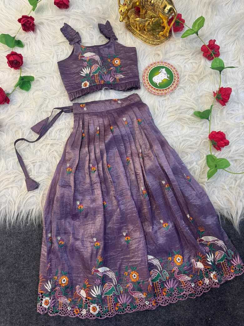 Ynf Soft Gold Crush KESH249 KPS050525 Kids Wear Festive Collections Wholesale Kids Lehenga Choli Kids Festive Wear Kids Party Wear Ethnic Manufacturer- Kids Exports