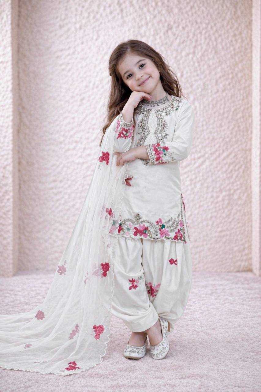 Ynf Crepe RIN234 245 Kids Wear Wholesale Kids Top & Pant Kids Festive Wear Kids Party Wear Ethnic Manufacturer- Kids Exports
