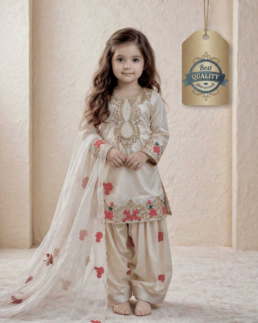 Ynf Heavy Crepe RIN234 245 Kids Wear Wholesale Kids Suit Kids Festive Wear Kids Party Wear Ethnic Manufacturer- Kids Exports