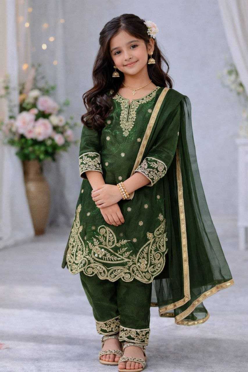 Ynf Pure Silk KESH167 nights Kids Wear Wholesale Kids Suit Kids Festive Wear Kids Party Wear Ethnic Manufacturer- Kids Exports
