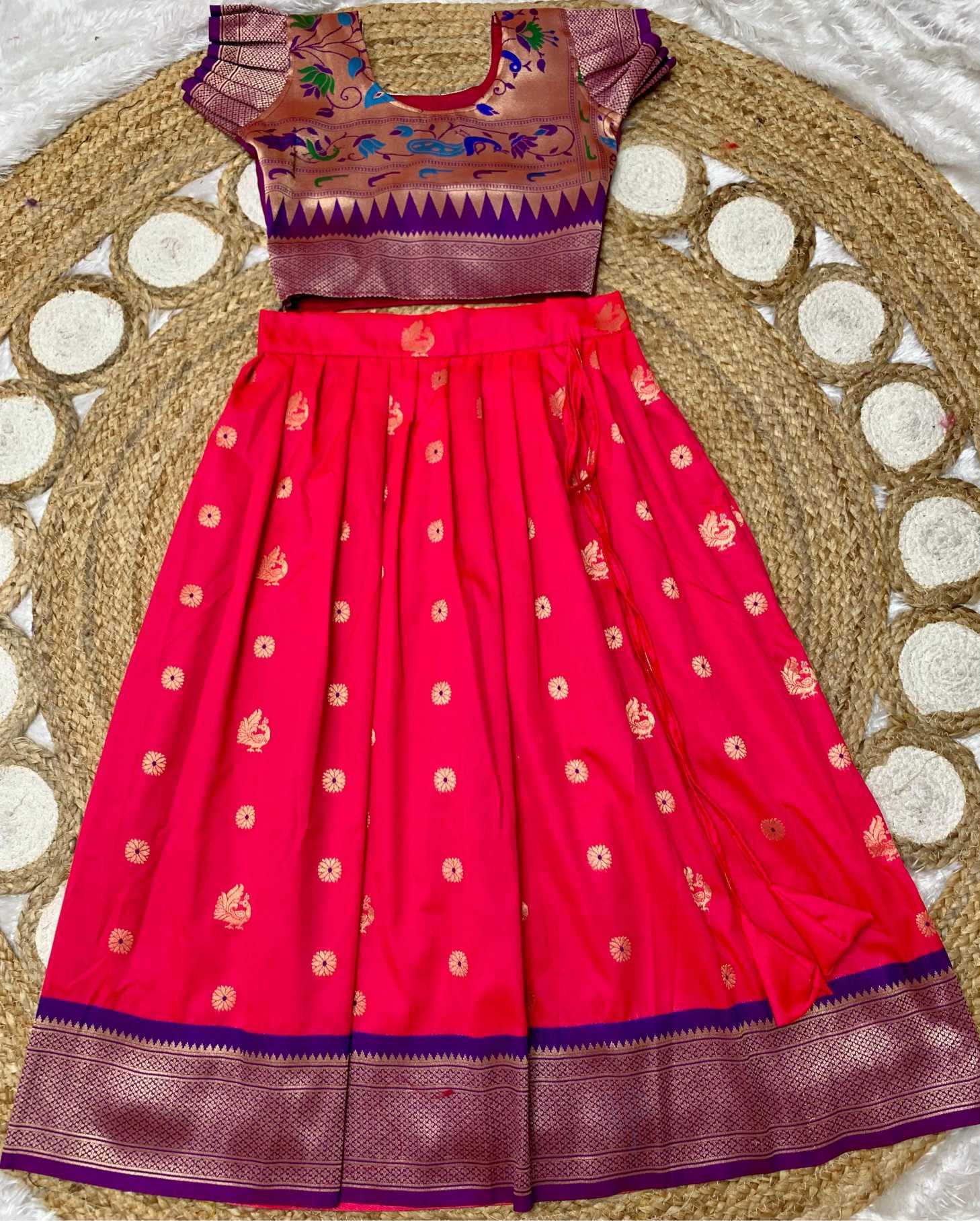 Ynf Soft Silk KESH685 Baizeenah Kids Wear Wholesale Kids Lehenga Kids Lehenga Choli Baby Girl Lehenga Manufacturer- Kids Exports