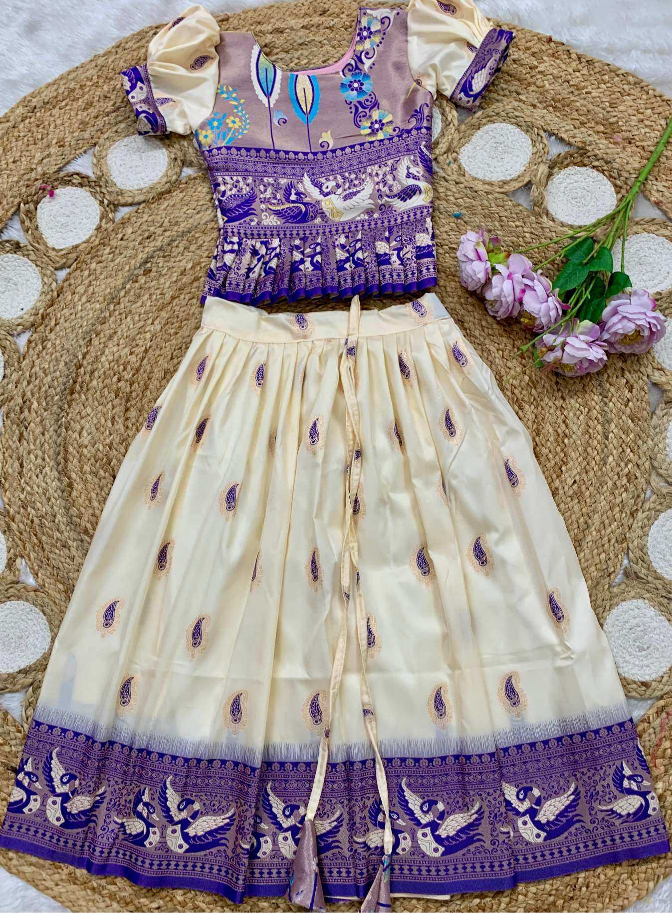 Ynf Soft Silk KESH685 Fariyaza Kids Wear Wholesale Kids Lehenga Kids Lehenga Choli Baby Girl Lehenga Manufacturer- Kids Exports