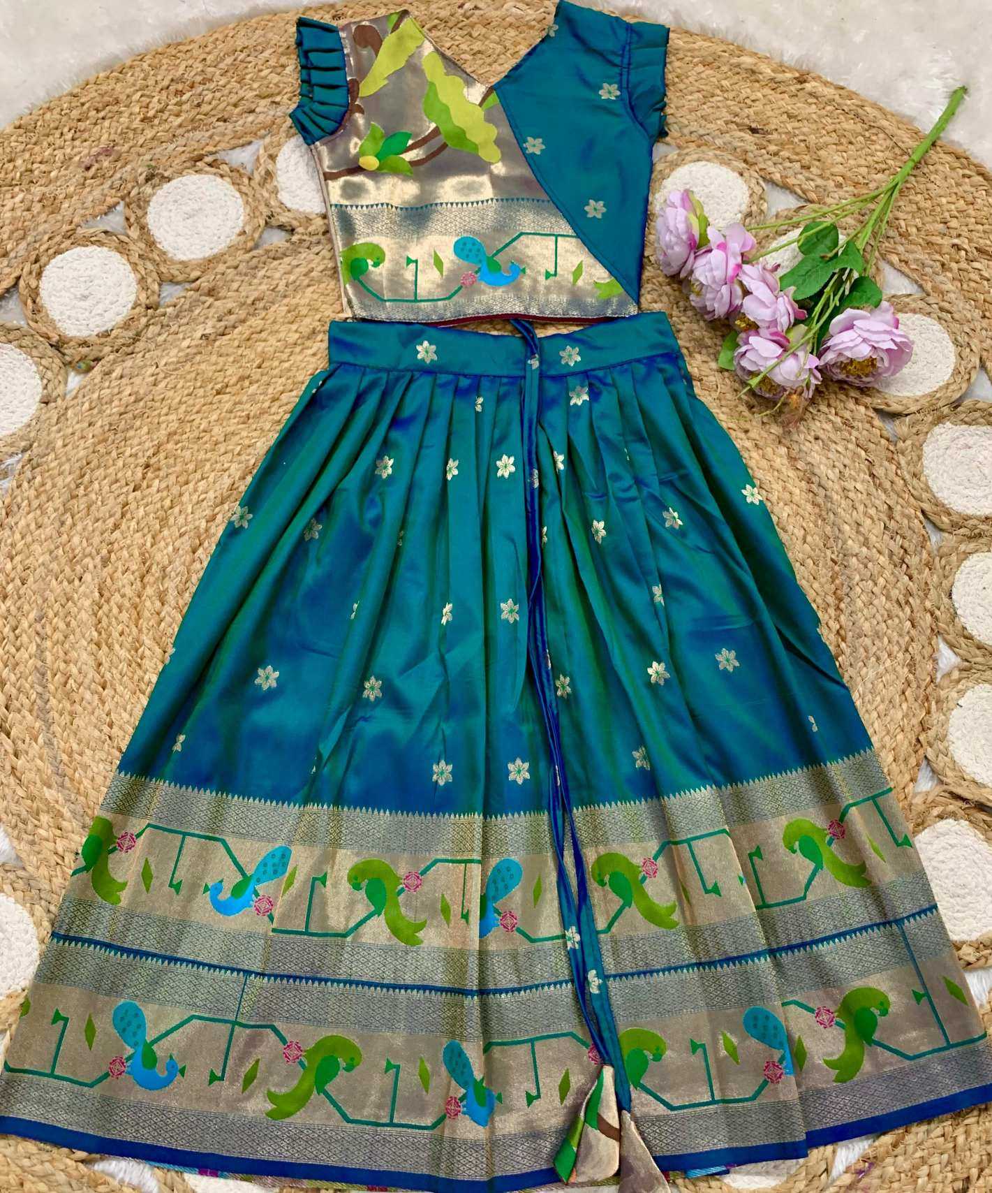 Ynf Soft Silk KESH685 MAHARANI BORDER Kids Wear Wholesale Kids Lehenga Kids Lehenga Choli Baby Girl Lehenga Manufacturer- Kids Exports