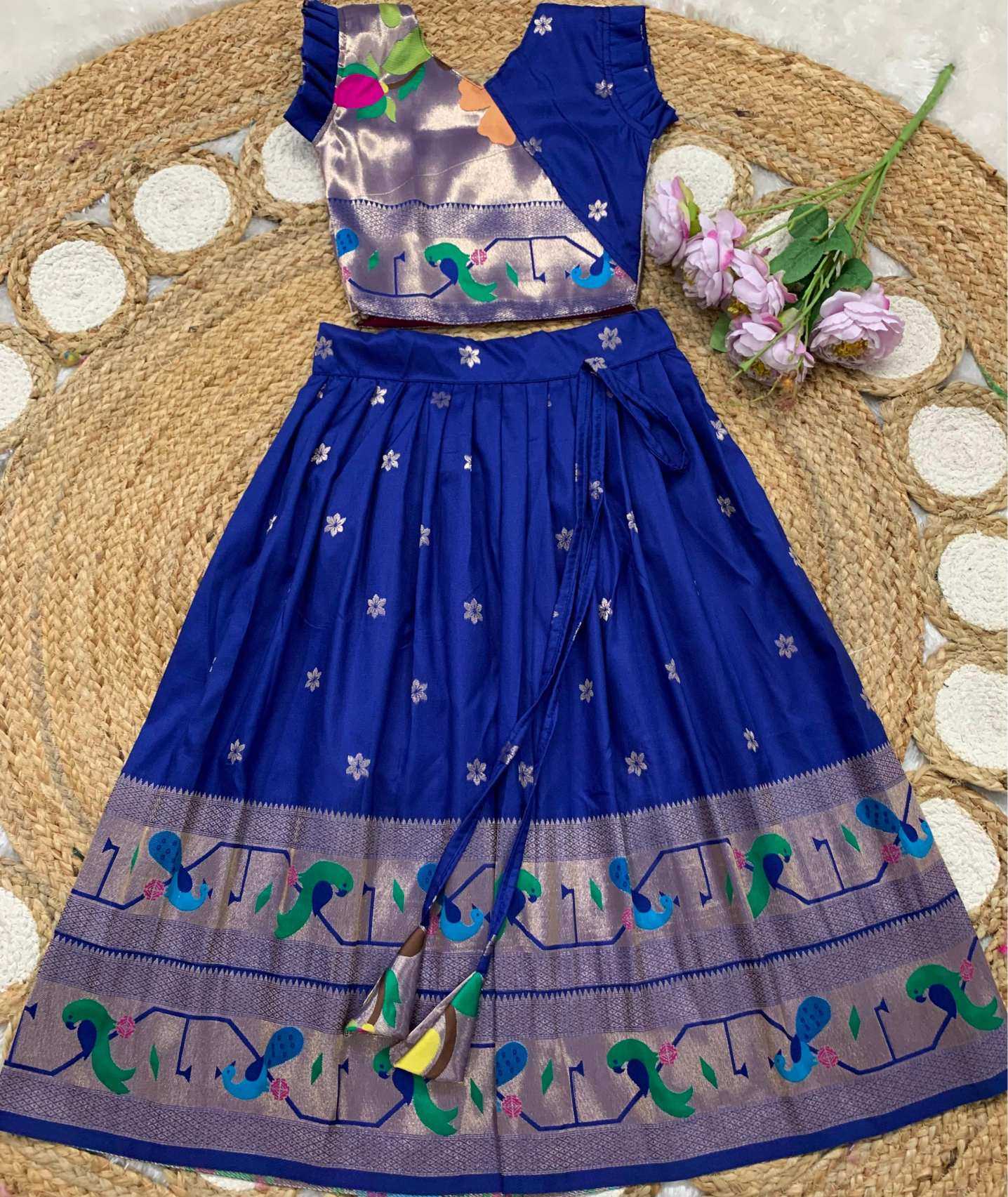 Ynf Soft Silk KESH685 MAHARANI BORDER Kids Wear Wholesale Kids Lehenga Kids Lehenga Choli Baby Girl Lehenga Manufacturer- Kids Exports