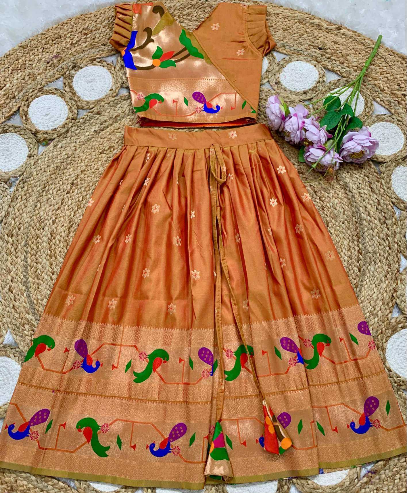Ynf Soft Silk KESH685 MAHARANI BORDER Kids Wear Wholesale Kids Lehenga Kids Lehenga Choli Baby Girl Lehenga Manufacturer- Kids Exports