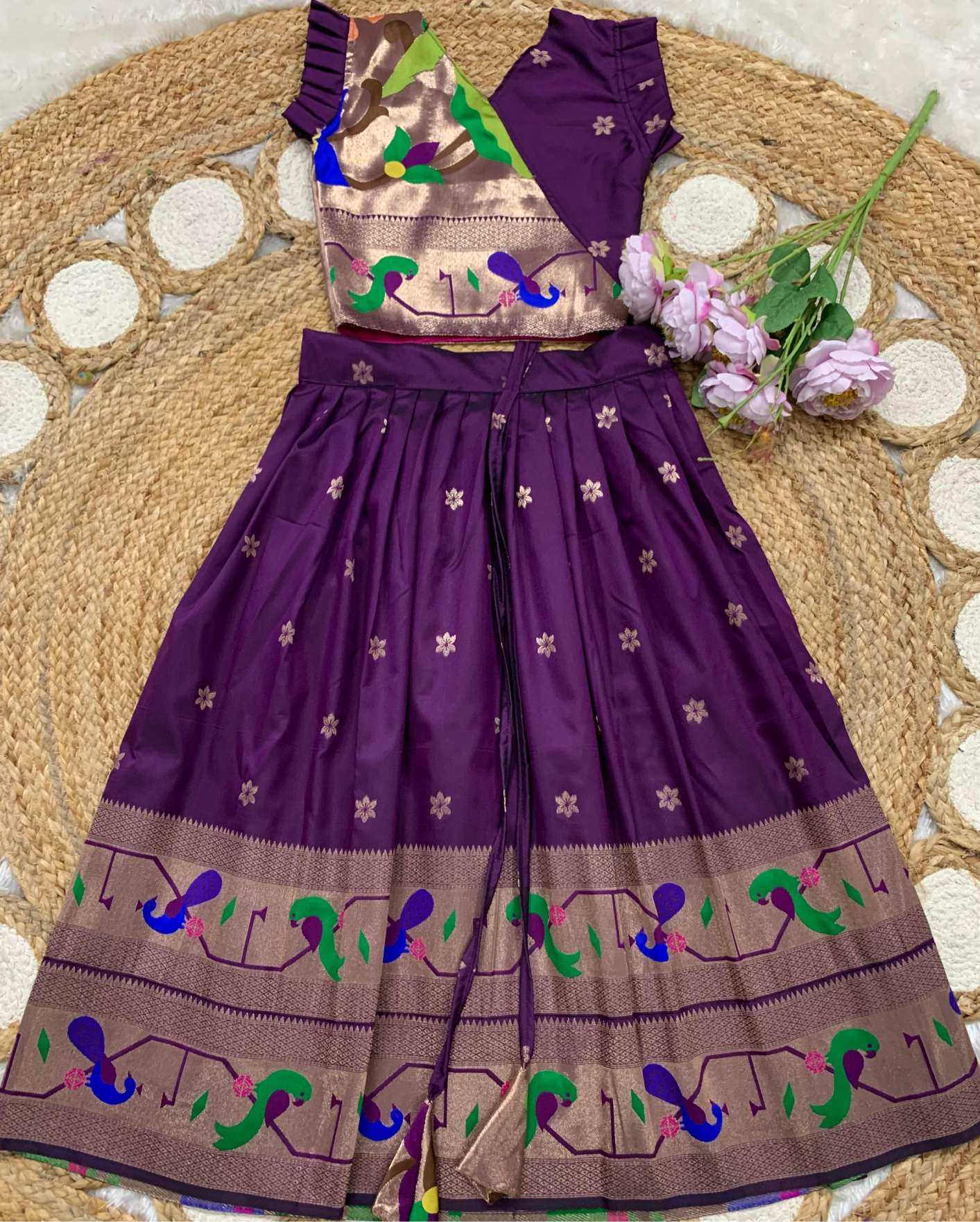 Ynf Soft Silk KESH685 MAHARANI BORDER Kids Wear Wholesale Kids Lehenga Kids Lehenga Choli Baby Girl Lehenga Manufacturer- Kids Exports