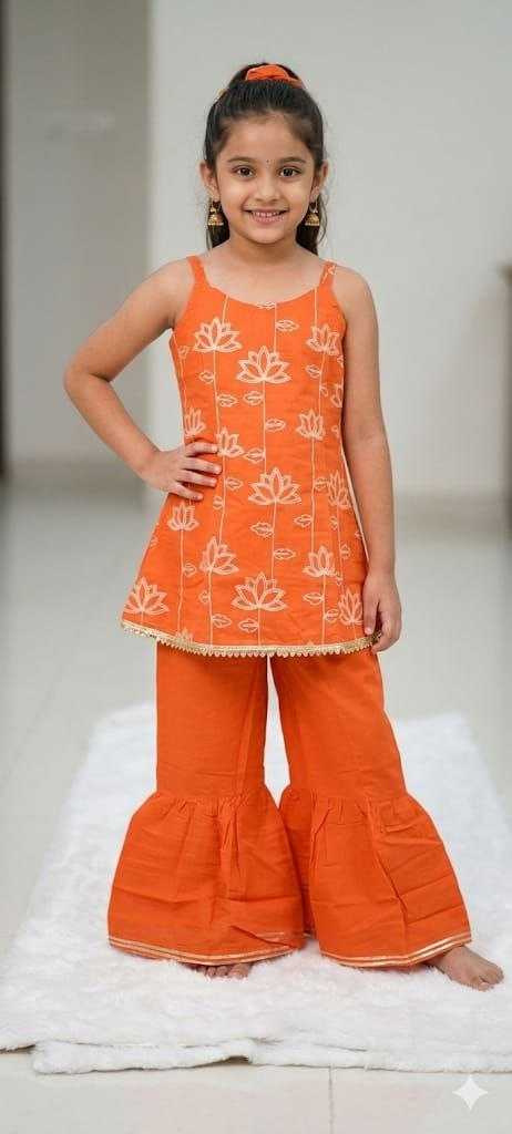 Ynf Viscose Rayon KESH552 Kids Wear Wholesale Kids Top & Pant Kids Co-ord Set Kids Party Wear Ethnic Manufacturer- Kids Exports