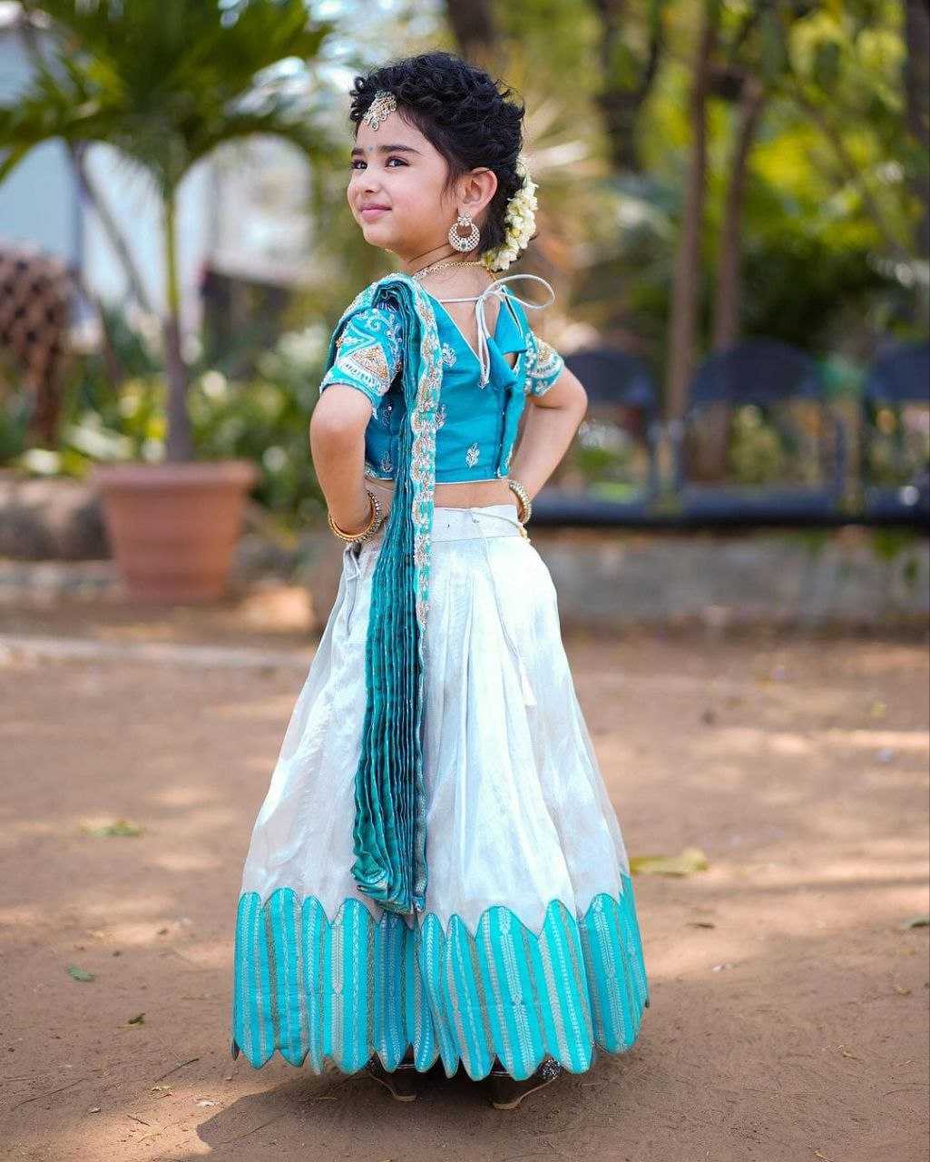 YNF CHINON SILK KESH168 MNT24 KIDS WEAE WHOLESALE KIDS LEHENGA KIDS ETHNIC WEAR KIDS TRADITIONAL OUTFITS KIDS FESTIVE WEAR MANUFACTURER