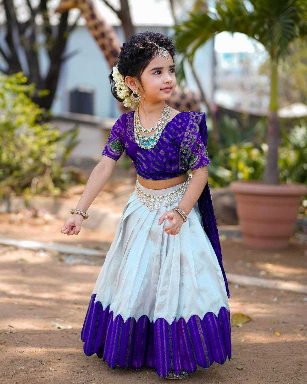 YNF CHINON SILK KESH168 MNT24 KIDS WEAE WHOLESALE KIDS LEHENGA KIDS ETHNIC WEAR KIDS TRADITIONAL OUTFITS KIDS FESTIVE WEAR MANUFACTURER