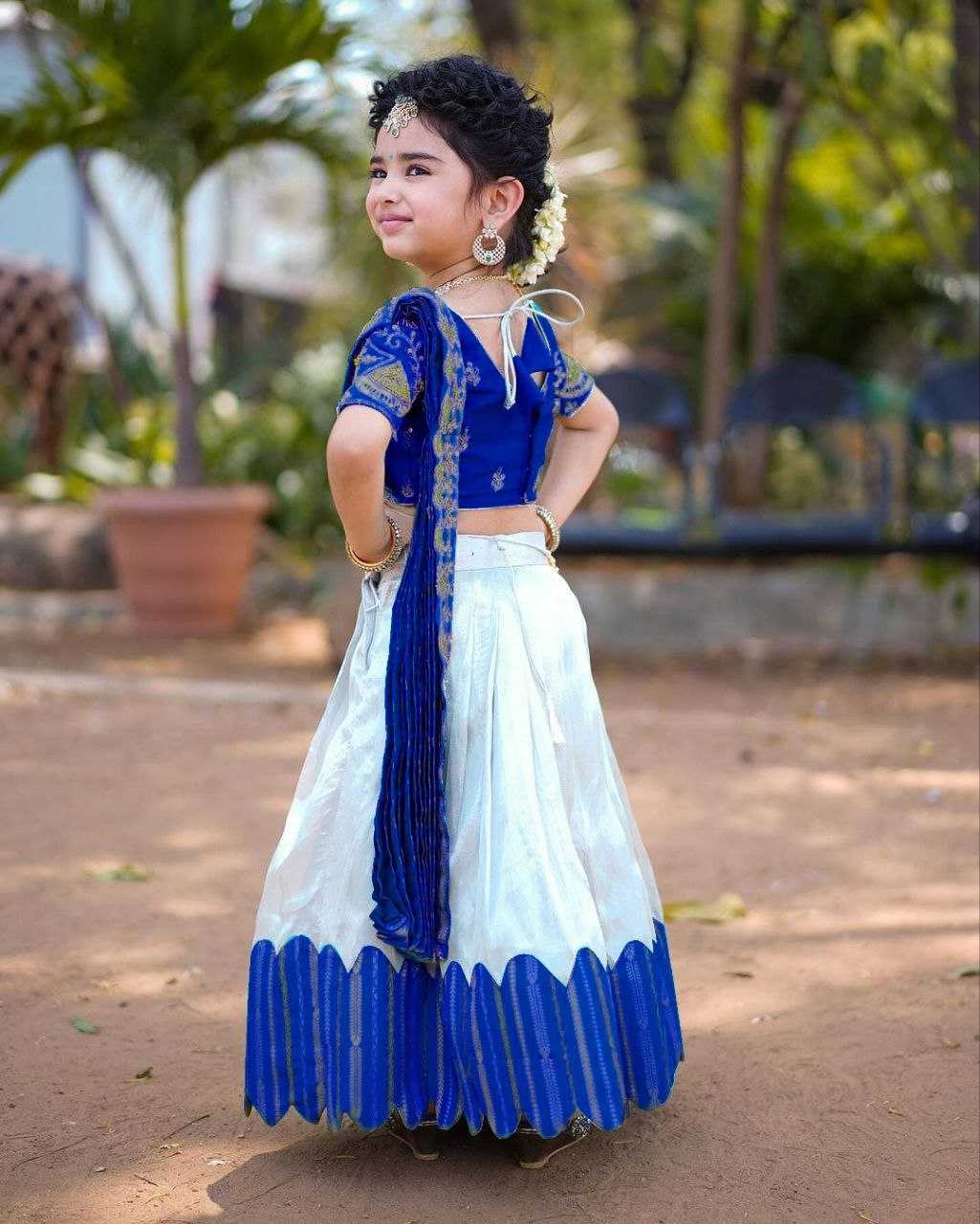 YNF CHINON SILK KESH168 MNT24 KIDS WEAE WHOLESALE KIDS LEHENGA KIDS ETHNIC WEAR KIDS TRADITIONAL OUTFITS KIDS FESTIVE WEAR MANUFACTURER