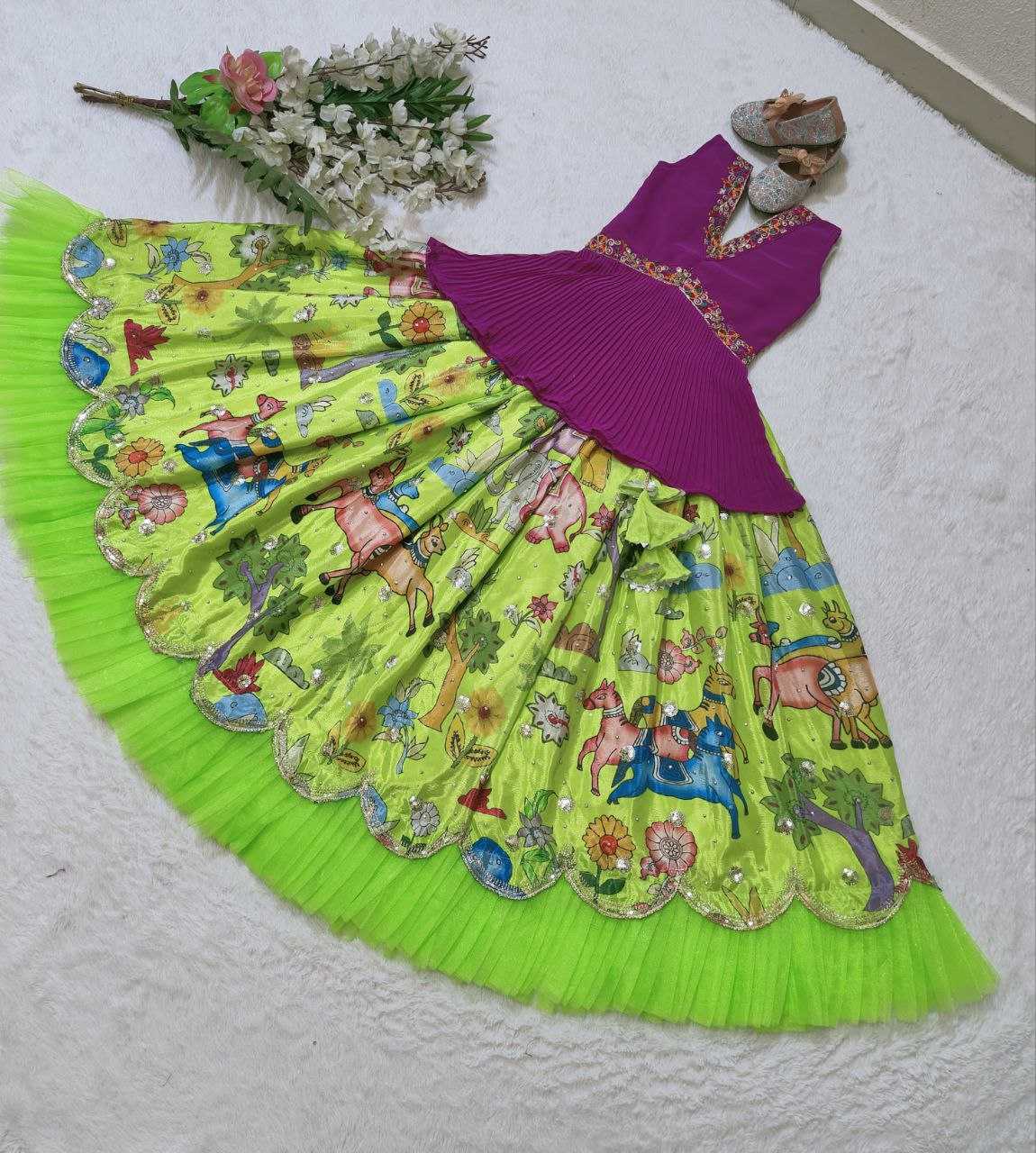 YNF FAUX GEORGETTE KESH168 MNT08 KIDS WEAR WHOLESALE KIDS LEHENGA KIDS ETHNIC WEAR KIDS TRADITIONAL OUTFITS KIDS FESTIVE WEAR KIDS DIWALI CLOTHES MANUFACTURER