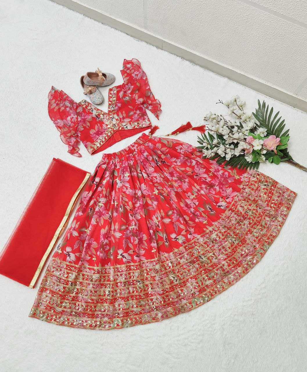 YNF FAUX GEORGETTE KESH168 MNT10 KIDS WEAR WHOLESALE KIDS LEHENGA KIDS ETHNIC WEAR KIDS TRADITIONAL OUTFITS KIDS LEHENGA CHOLI KIDS WEDDINGS OUTFITS KIDS DIWALI CLOTHES  MANUFACTURER