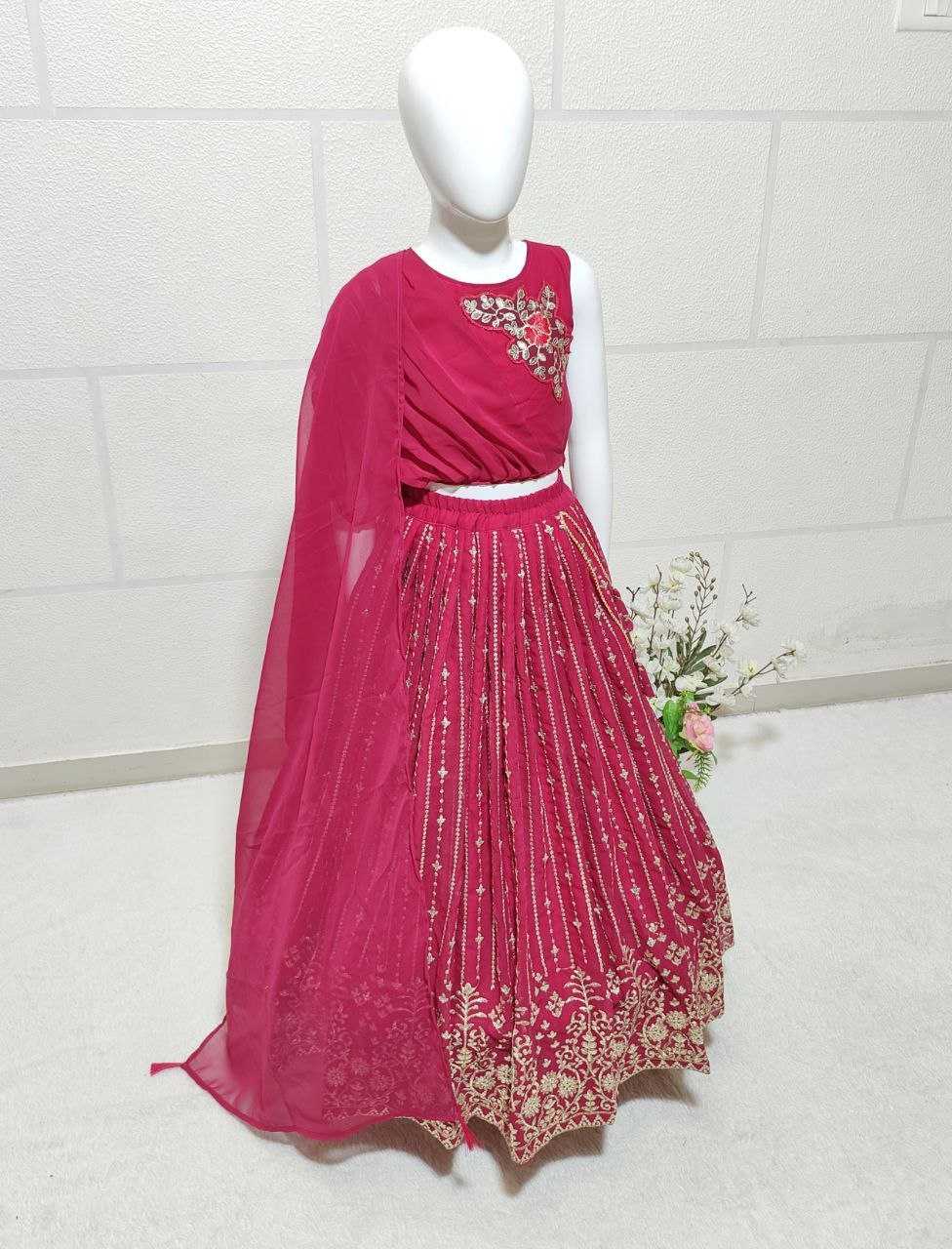 YNF FAUX GEORGETTE KESH168 MNT27 KIDS WEAE WHOLESALE  KIDS LEHENGA KIDS ETHNIC WEAR KIDS TRADITIONAL OUTFITS KIDS FESTIVE WEAR KIDS WEDDING OUTFITS MANUFACTURER