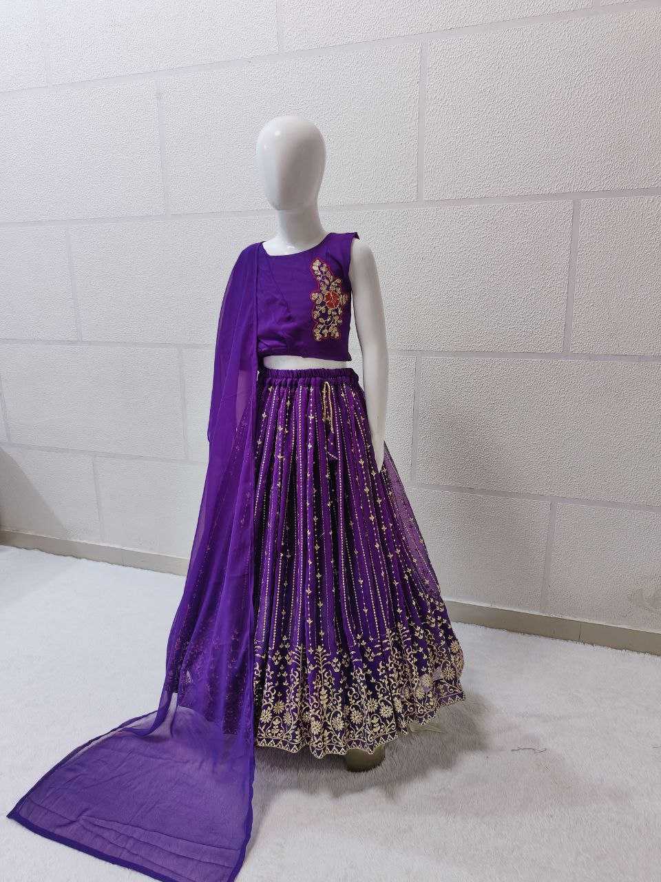 YNF FAUX GEORGETTE KESH168 MNT27 KIDS WEAE WHOLESALE  KIDS LEHENGA KIDS ETHNIC WEAR KIDS TRADITIONAL OUTFITS KIDS FESTIVE WEAR KIDS WEDDING OUTFITS MANUFACTURER