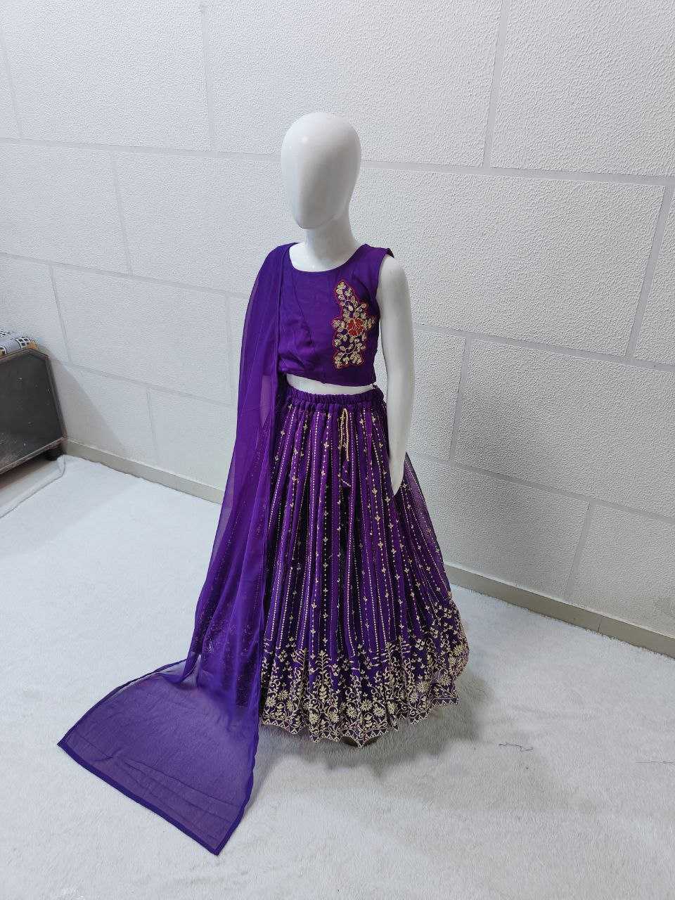 YNF FAUX GEORGETTE KESH168 MNT27 KIDS WEAE WHOLESALE  KIDS LEHENGA KIDS ETHNIC WEAR KIDS TRADITIONAL OUTFITS KIDS FESTIVE WEAR KIDS WEDDING OUTFITS MANUFACTURER