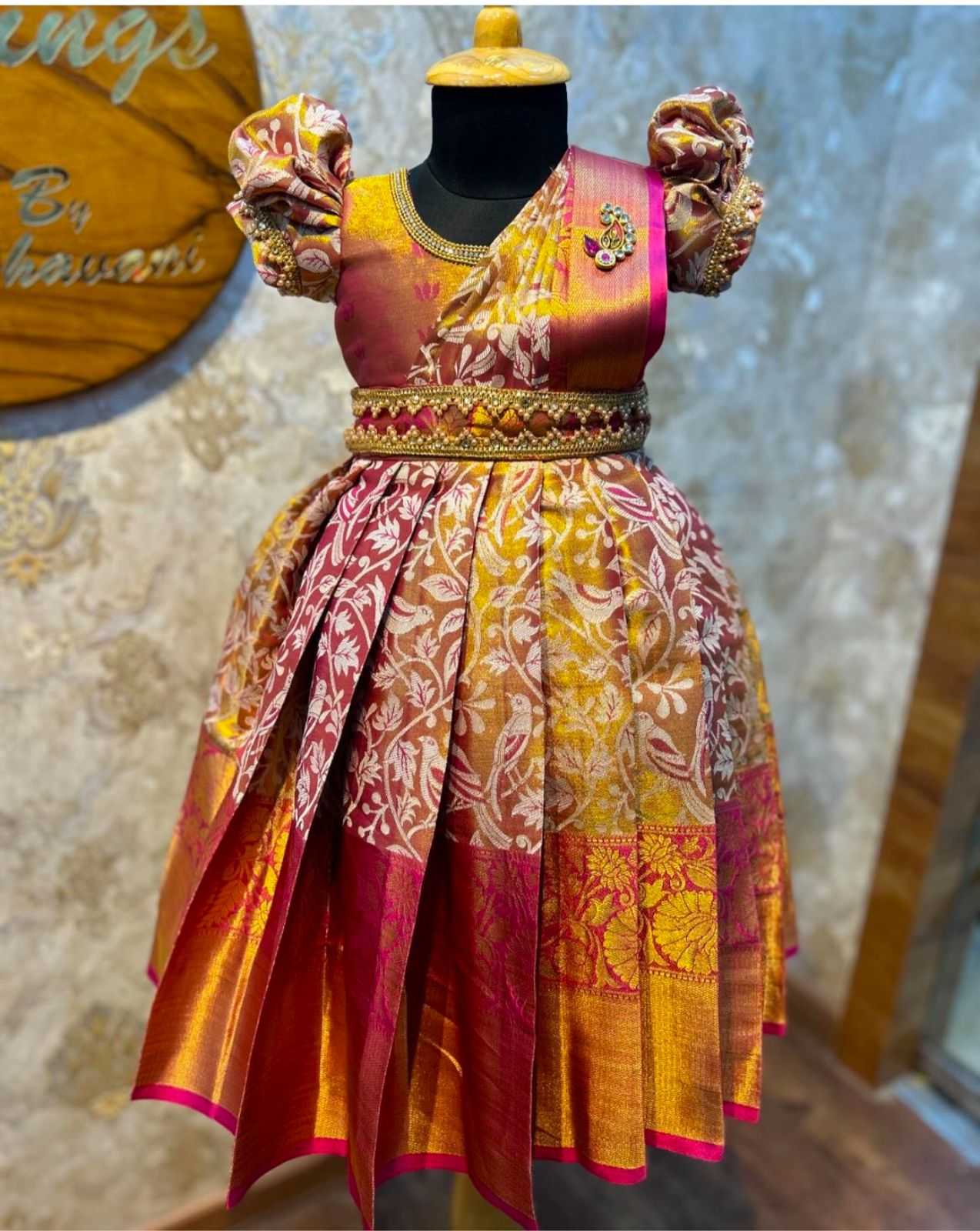 YNF KANJIVARAM SILK RIN192 8062 KIDS WEAR WHOLESALE KIDS GOWNS KIDS TRADITIONAL OUTFITS KIDS ETHNIC GOWNS KIDS FESTIVE WEAR MANUFACTURER- Kids Exports