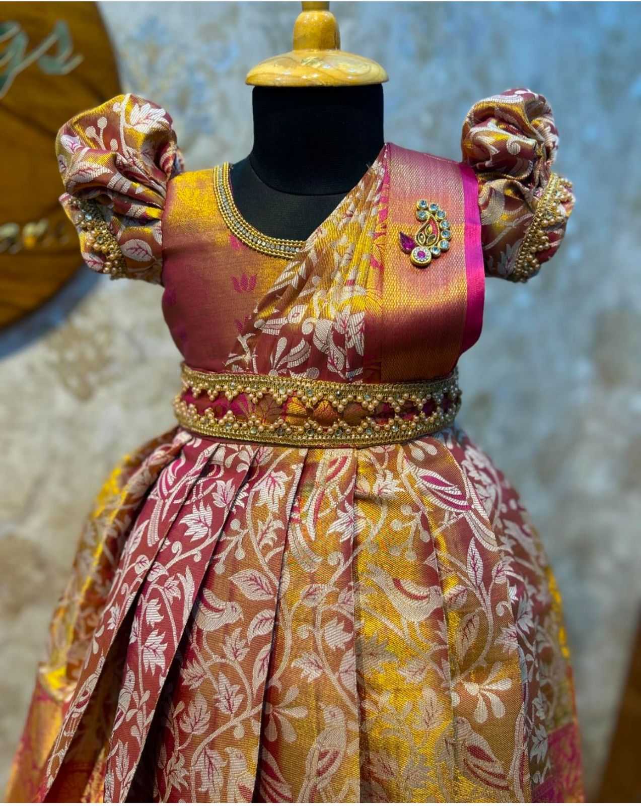 YNF KANJIVARAM SILK RIN192 8062 KIDS WEAR WHOLESALE KIDS GOWNS KIDS TRADITIONAL OUTFITS KIDS ETHNIC GOWNS KIDS FESTIVE WEAR MANUFACTURER- Kids Exports