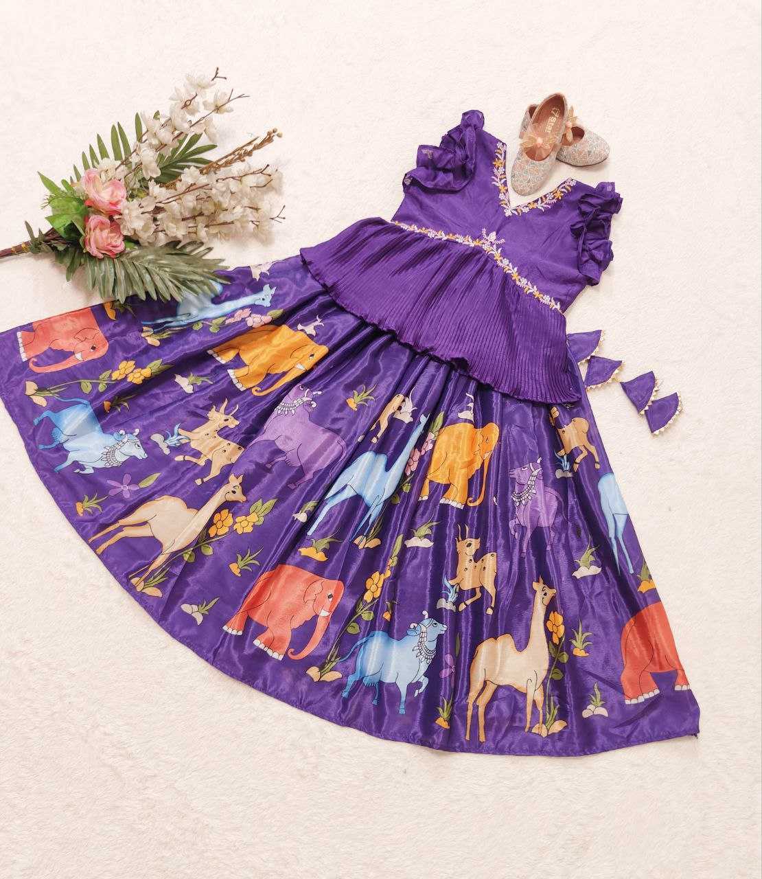 YNF CHINON SILK KESH168 MNT26 KIDS WEAR WHOLESALE  KIDS LEHENGA KIDS TRAITIONAL OUTFITS KIDS LEHENGA CHOLI KIDS DIWALI CLOTHES MANUFACTURER