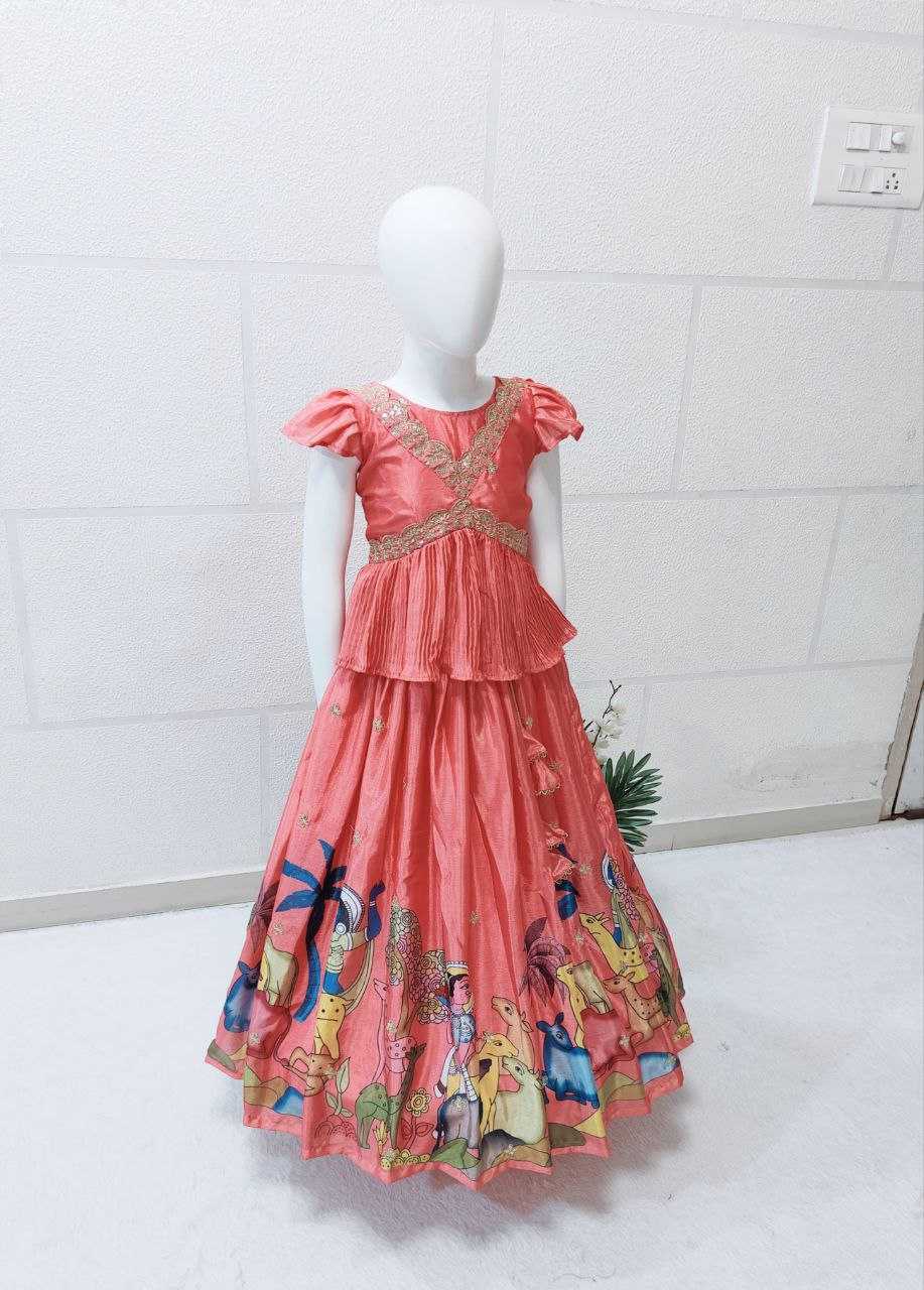 YNF CHINON SILK KESH168 MNT36 KIDS WEAR WHOLESALE KIDS LEHENGA KIDS TRADITIONAL OUTFITS KIDS FESTIVE WEAR KIDS WEDDING OUTFITS KIDS DIWALI CLOTHES KIDS RAKSHA BANDHAN OUTFITS MANUFACTURER