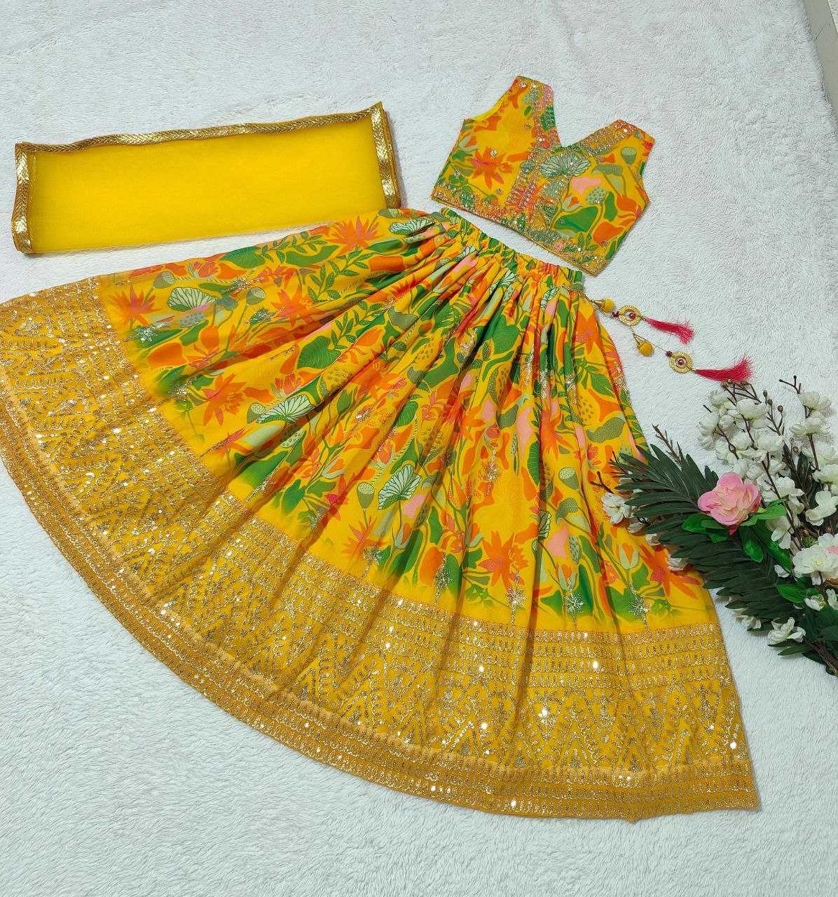 YNF FAUX GEORGETTE KESH168 MNT02 KIDS WEAR WHOLESALE KIDS LEHENGA KIDS ETHNIC WEAR KIDS TRADITIONAL OUTFITS KIDS LEHENGA CHOLI KIDS FESTIVE WEAR KIDS WEDDING OUTFITS MANUFACTURER