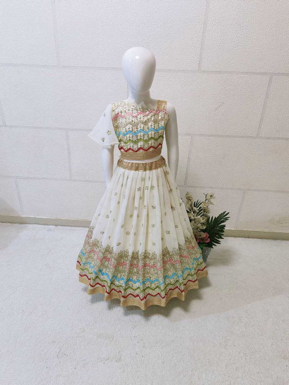 YNF FAUX GEORGETTE KESH168 MNT30 KIDS WEAR WHOLESALE KIDS LEHENGA KIDS TRADITIONAL OUTFITS KIDS LEHENGA CHOLI KIDS FESTIVE WEAR KIDS WEDDING OUTFITS MANUFACTURER