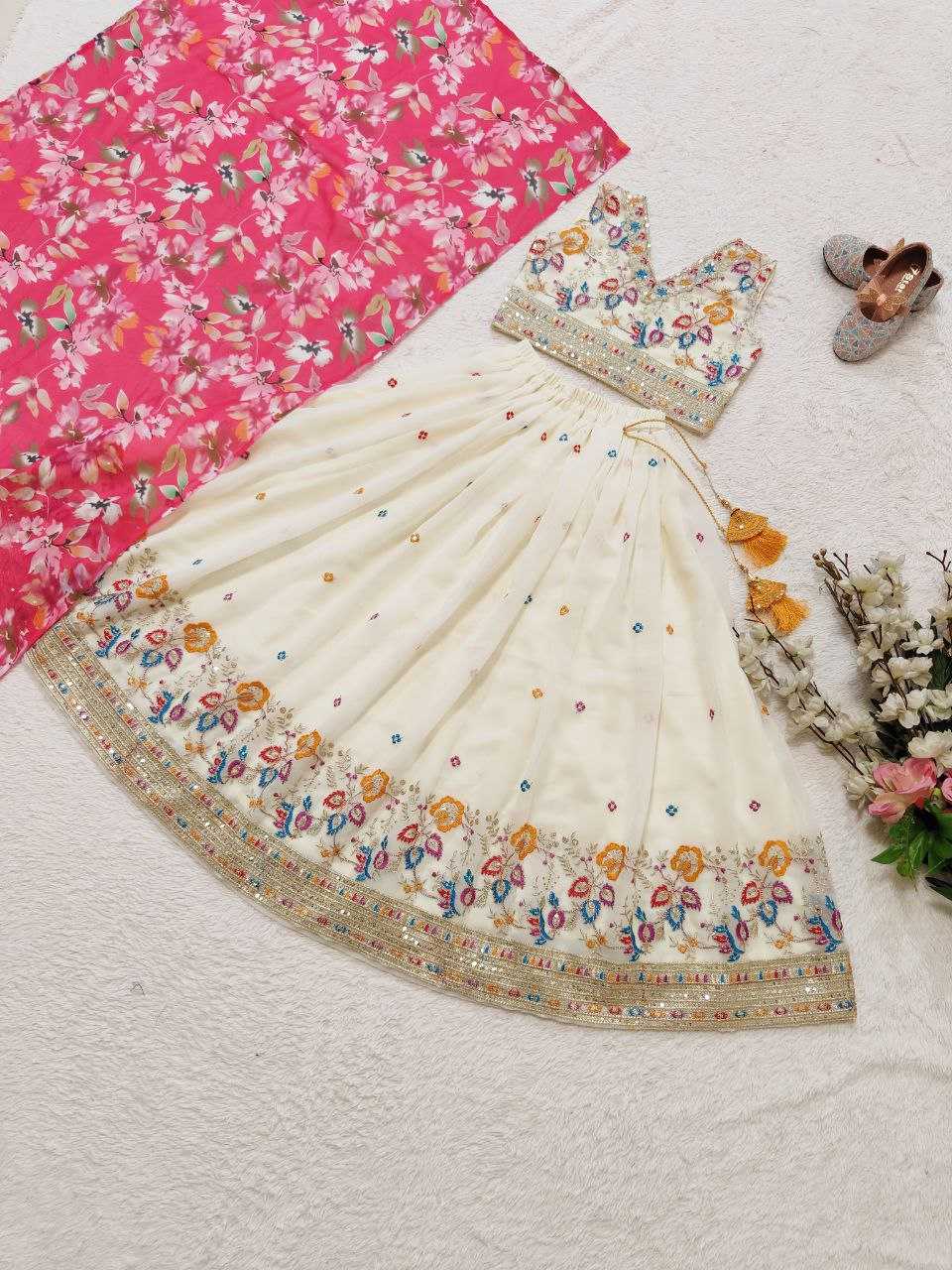 YNF FAUX GEORGETTE KESH168 MNT35 KIDS WEAE WHOLESALE KIDS LEHENGA KIDS TRADITIONAL OUTFITS KIDS FESTIVE WEAR KIDS  WEDDINGS OUTFITS KIDS DIWALI CLOTHES MANUFACTURER