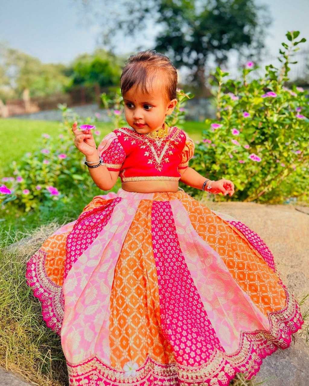 YNF BANGLORI SILK KESH109 RRKT97 KIDS WEAR WHOLESALE KIDS LEHENGA KIDS TRADITIONAL OUTFITS KIDS LEHENGA CHOLI KIDS FESTIVE WEAR KIDS WEDDING OUTFITS MANUFACTURER- Kids Exports