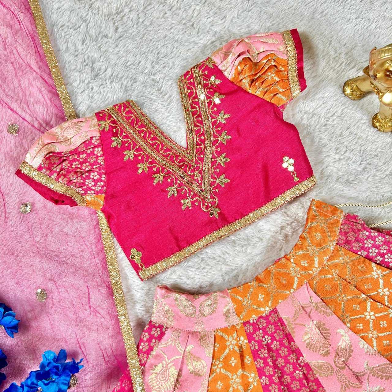 YNF BANGLORI SILK KESH109 RRKT97 KIDS WEAR WHOLESALE KIDS LEHENGA KIDS TRADITIONAL OUTFITS KIDS LEHENGA CHOLI KIDS FESTIVE WEAR KIDS WEDDING OUTFITS MANUFACTURER- Kids Exports