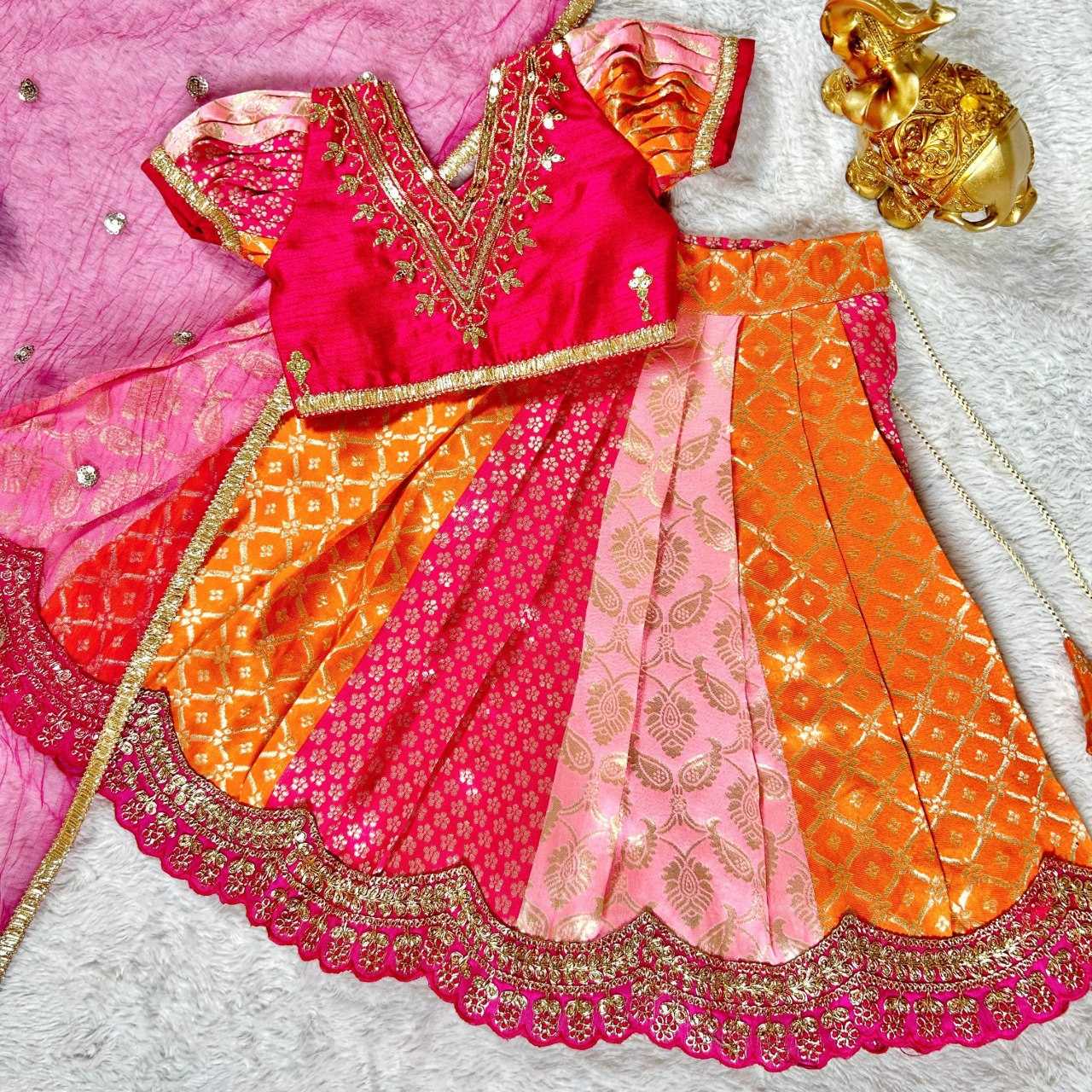 YNF BANGLORI SILK KESH109 RRKT97 KIDS WEAR WHOLESALE KIDS LEHENGA KIDS TRADITIONAL OUTFITS KIDS LEHENGA CHOLI KIDS FESTIVE WEAR KIDS WEDDING OUTFITS MANUFACTURER- Kids Exports