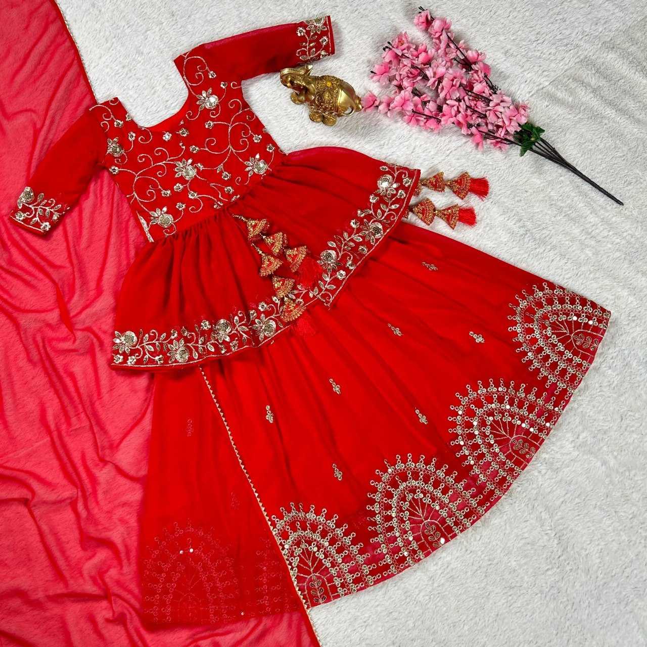 YNF GEORGETTE KESH109 RRK108 KIDS WEAR WHOLESALE KIDS LEHENGA KIDS TRADITIONAL OUTFITS LEHENGA CHOLI KIDS FESTIVE WEAR KIDS WEDDING OUTFITS MANUFACTURER- Kids Exports