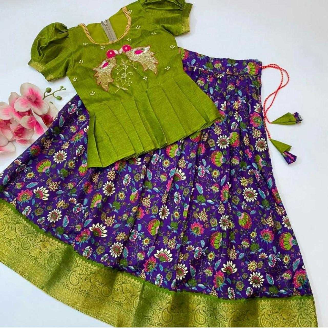 YNF SOFT DOLA RIN192 8048 KIDS WEAR WHOLESALE KIDS LEHENGA KIDS TRADITIONAL OUTFITS KIDS LEHENGA CHOLI KIDS FESTIVE WEAR KIDS WEDDING OUTFITS MANUFACTURER- Kids Exports