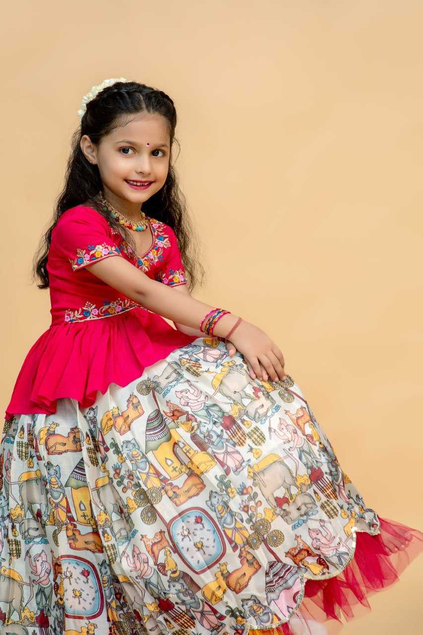 YNF SOFT SILK KIDS WEAR KESH109 RRK103 WHOLESALE KIDS LEHENGA TRADITIONAL ETHNIC LEHENGA CHOLI KIDS FESTIVE BABY GIRL LEHANGA MANUFACTURER- Kids Exports