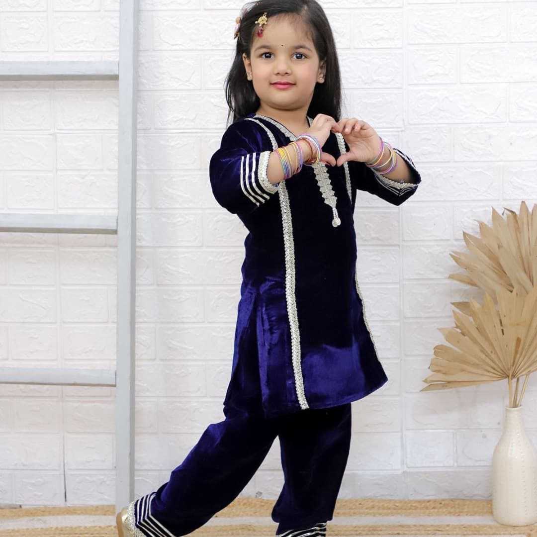 YNF VELVET RIN107 BAB57 CATEGORY WHOLESALE TOP AND PANT SUIT ETHNIC WEAR KIDS WEAR MANUFACTURER- Kids Exports
